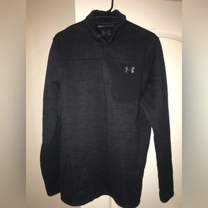Under armor button up collared sweater. Size L